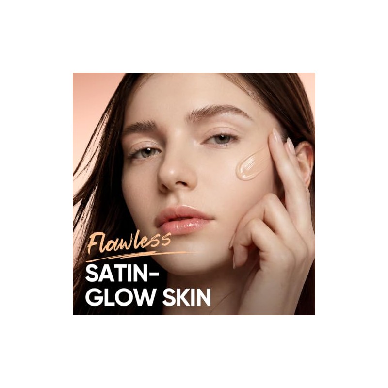 SKINTIFIC Cushion Base Maquillaje Ligero Cobertura Media, Ajuste Perfecto a