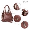 Mabel London Womens Multiple Pockets Handbag - Medium Size Multi