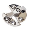 Stainless Steel 316 Boat Door Cabinet Hatch Round Turn Button