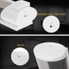 CHUANGDIAN Wall-mounted Single Bottle Manual Soap Dispenser Shampoo Box Rest
