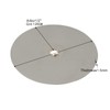 DZQ 6Pcs Diamond Flat Lap Wheel Disc Arbor Hole 8"