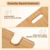 Slide Transfer Board with Turntable,Slide Board MakeTransfers Easier,Heavy-Duty Sliding Board