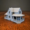 Unbranded N-Scale - Sears Silverdale 1920s Kit Home - 1:160