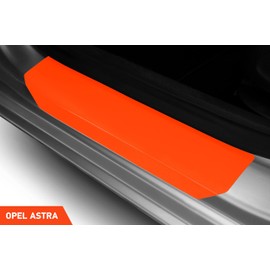 Luxshield Car Door Sill Protector for Opel Astra Hatchback K B16 I 2015-2021 - Protective Film Car Door Accessories Trim Paint Protection Film Transparent