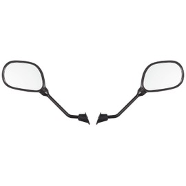 Bike Parts Center 6013 Motorcycle Mirror, No. 7: 0.3 inches (8 mm), Left and Right Set, Yamaha Motorized Scooter Oval