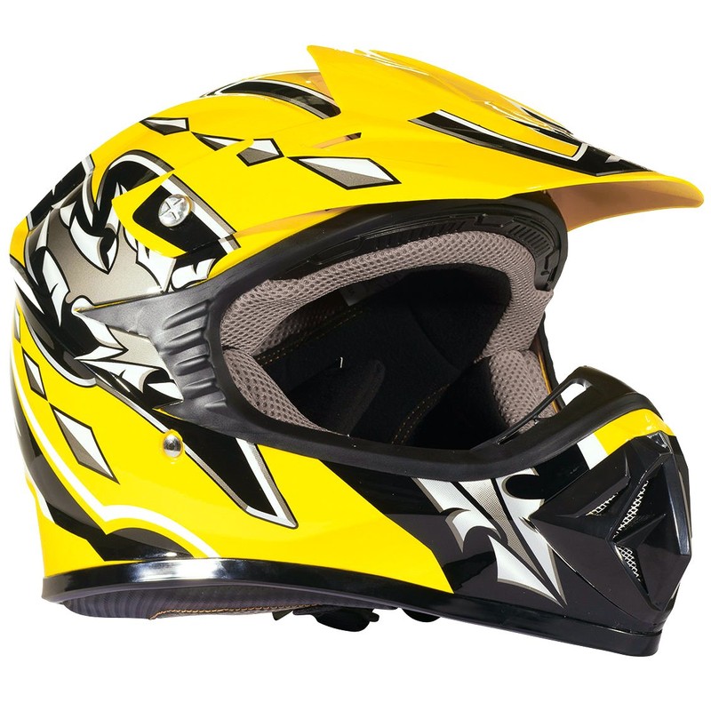 Typhoon Youth Off Road Helmet & Goggles DOT Motocross ATV