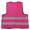 4business Pack of 4 Signal Vest Magenta for Adults Sizes