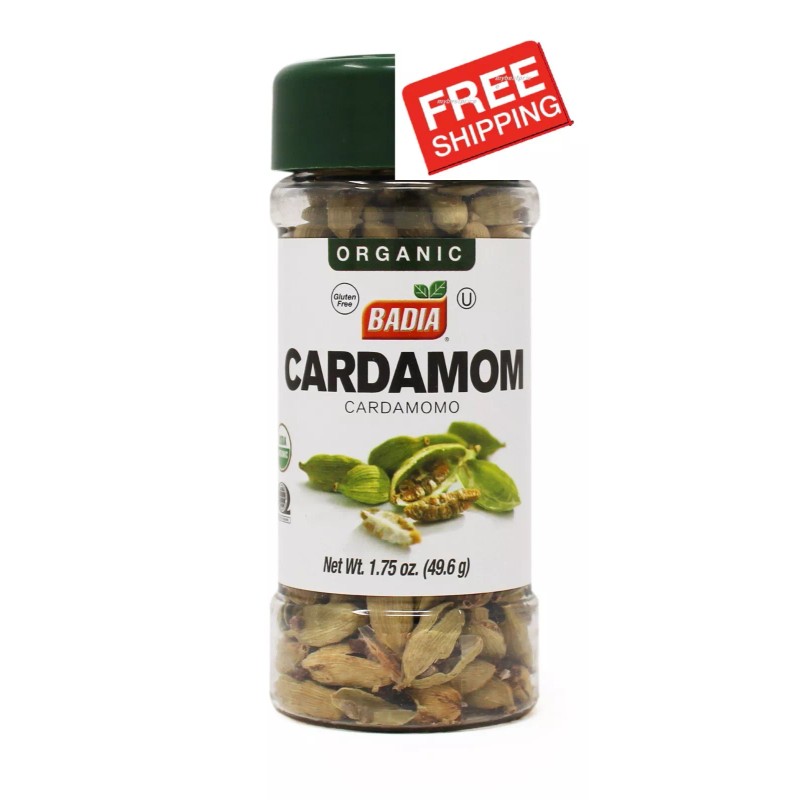 Badia Especias, ORGANIC CARDAMOM WHOLE / Cardamon Seeds