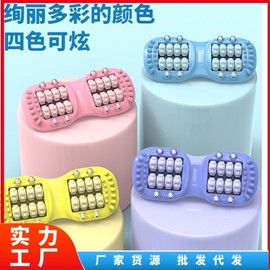 Foot & Leg Roller Massager for Acupressure - Home Use & Senior Gift Massager - Purple 2ea