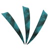 XXRRP ARCHERY 25 Pack 4 Inch Shield Cut Vanes Archery