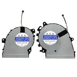 JISHIYUFS CPU + GPU Fan for Lenovo Yoga 530-14IKB 530-14ARR 530-14ISK Flex 6-14IKB 6-14ARR Series DFS150705BR0T FKJH FKGH DC5V 0.5A