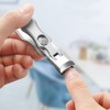 Portable Ultra Sharp Nail Clippers Stainless Steel Wide Jaw Opening