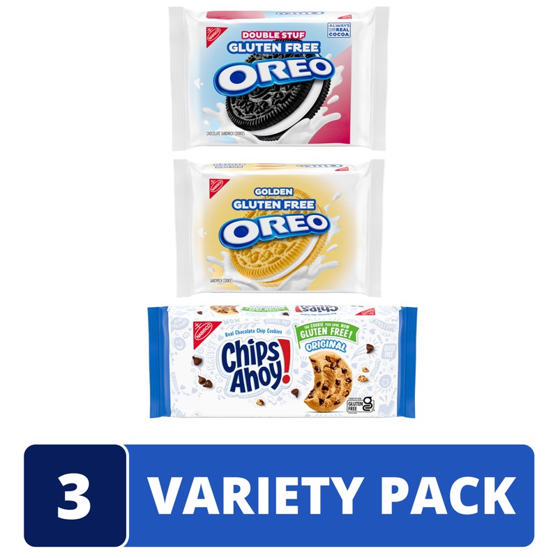 OREO and CHIPS AHOY! Gluten Free Cookies Variety Pack, OREO