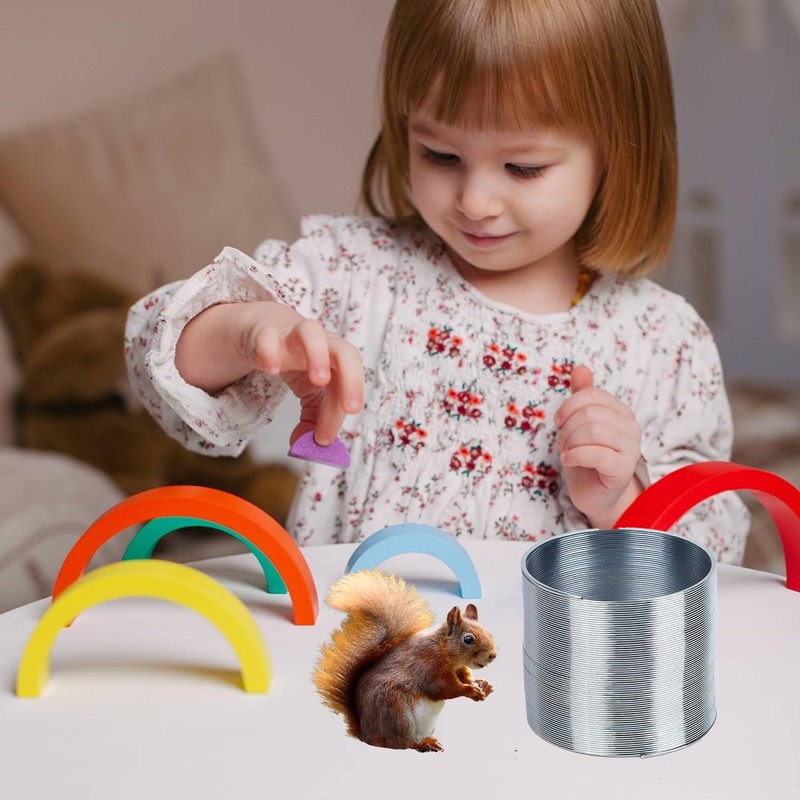 HAICN 2Pieces Squirrel Proof Spring Stretchable Spring Device Coil Anti-squirrel