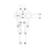 Mechanical Claw Arm Robot Clamp Aluminium Alloy Accessory for Servo