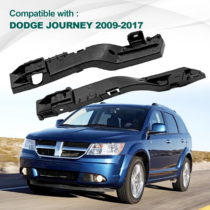 Front Bumper Bracket Support Set - Left & Right Pair
