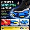 2pcs Magic Bouncing Ball 6-Lights,Transforming Flying Disc Ball, Pop-Up Rebound