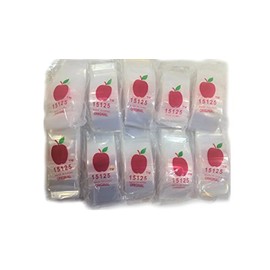 15125 apple baggies 10 bags of 100 total 1000 count clear bag tiny coin