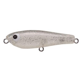 TackleHouse Pencil Bait Shores Platy 1.8 inches (45 mm), 0.08 oz (2.1 g), 3D Clear Orange Glitter #56 SPT45 Lure