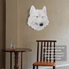 3D Simulation Animal Head Statues Wall Decor Resin Unique Exquisite