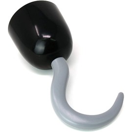 Skeleteen Captain Hook Costume Accessories - Plastic Hook Pirate Costume Accessory - 1 Piece Black