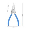 Snap Ring Pliers Set, 4-Piece Needle-Nose Pliers Set, 175 mm,