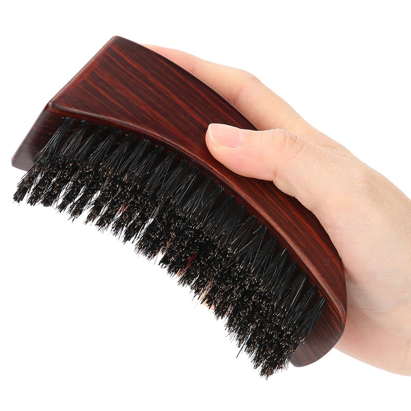 Men Beard Brush Anti Frizz Oil Head Bristle Face Massage