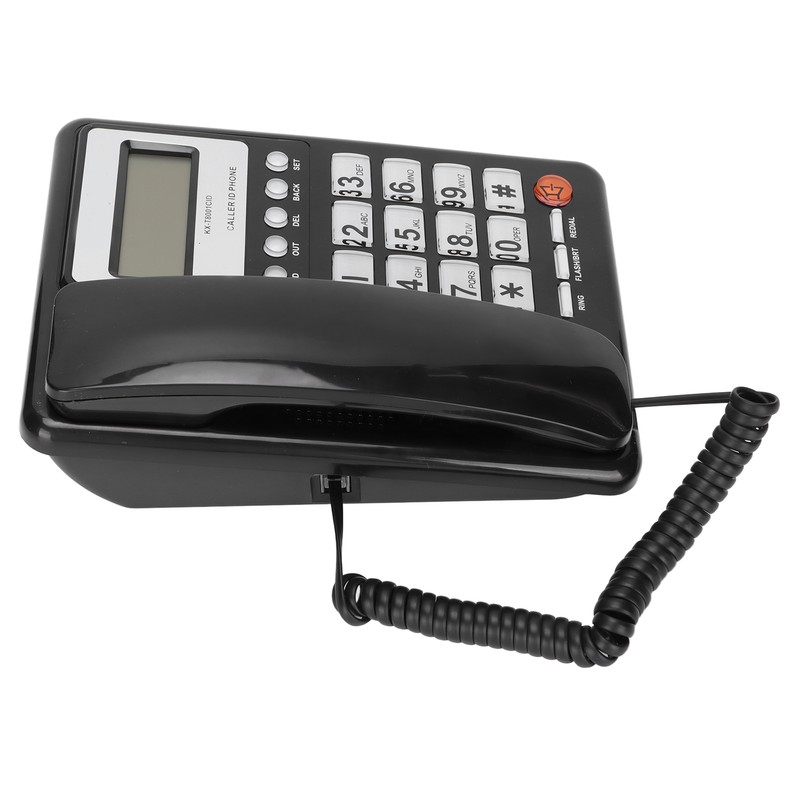KXT8001CID Corded Telephone Caller ID Semi Hands Free Clear Display