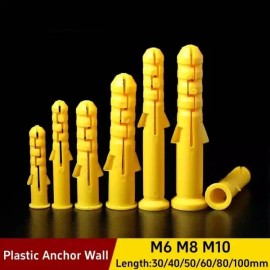 Donggong Anchor 동공앙카 나비 석고 토우 M6m8m10 골 앵커 벽 파이프 튜브 고무 콘센트 건식 벽체 [M6x60mm-20pcs] Dowel Anchor Butterfly Plaster Toe M6m8m10 Gold Anchor Wall Pipe Tube Rubber Conduit Dry Wall [M6x60mm-20pcs]