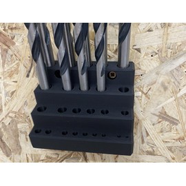 Drill Wall Mount Holder for Metal Drills 13-1 mm Wall Mounting Tool Wall Including Screws