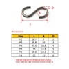 Flomore M2 S Hooks 304 Stainless Steel S Shape Hanging