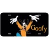 Goofy Black Aluminum Car Tag License Plate GF01