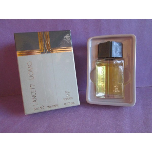 Lancetti Uomo 1980's Vintage Eau de Toilette Mini 0.17 oz
