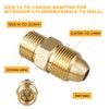 NICECNC G5/8-14 Adapter To CGA580 Adapter For G5/8-14 Fitting Nitrogen