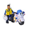 Simba 109251092002 Fireman Sam Police Motorcycle Plus Articulated Malcolm Action