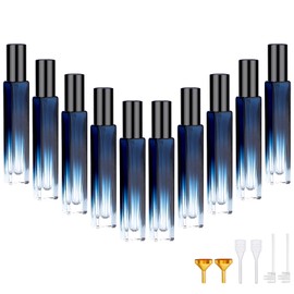 Segbeauty 10 Packs Perfume Bottles Empty, 10ml Refillable Portable Cologne Sprayer, 0.34oz Glass Spray Bottles for Dispensing Perfume, Mini Travel Size Perfume Atomizer Sample Container for Frangrance