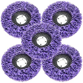 S-NET SN-346-CD Cleaning Polishing Disc Rust Removal Grinding DIY Frosted Paint Removal Sander Paint Grinder Set of 5 Blue