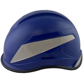 XR7 Ridgeline Modern OSHA Safety Helmet Kit with Ratchet Suspension, 4 Point Chin Strap, Protective Edge, and Tote Bag (Blue)