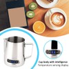 600ml Milk Jug Frothing Pitcher Stainless Steel Coffee Frothing Jug,with