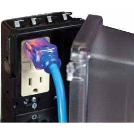 Clear Power 120ft Roof & Gutter Deicing Kit 600W, 2ft 18/3 SJTW Power Cord w/Power Indicator