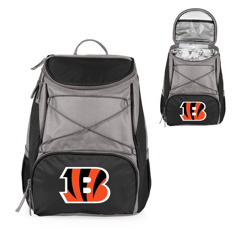 Picnic Time Black Cincinnati Bengals PTX Backpack Cooler