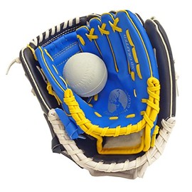 Captain Stag UX-2555 Baseball Parent and Child Glove Set, Ball Included, Adults, Right Throwing, Children, Right Throwing