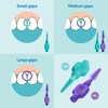 TePe EasyFit, Conical Interdental Brush, Purple, M/L, 6pcs, Plaque Removal,