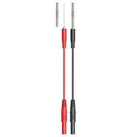 Cleqee 2pcs Wire Piercing Probe 4mm Female Socket 1mm Needle Electric Back Probe Pin Test Lead Door Attachment