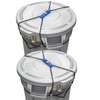 (2 Pack) Encased Trash Can Lock, Bungee Cord Heavy Duty