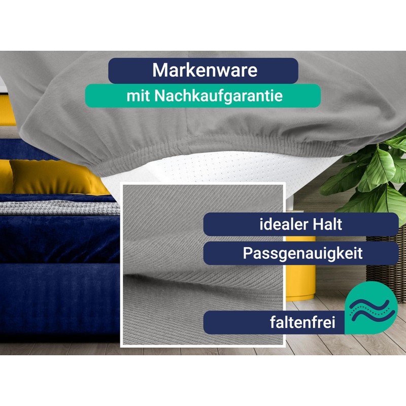 Marie´s Home Pack of 2 Pillowcases for Neck Support Pillow,