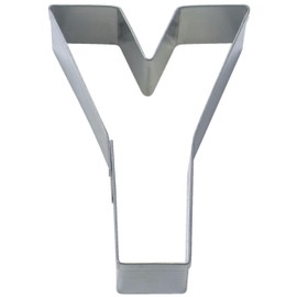Staedter Letter Y Cookie Cutter, Silver