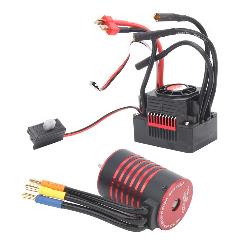 3650 4500KV Brushless Motor with 60A Electric Speed Controller Set