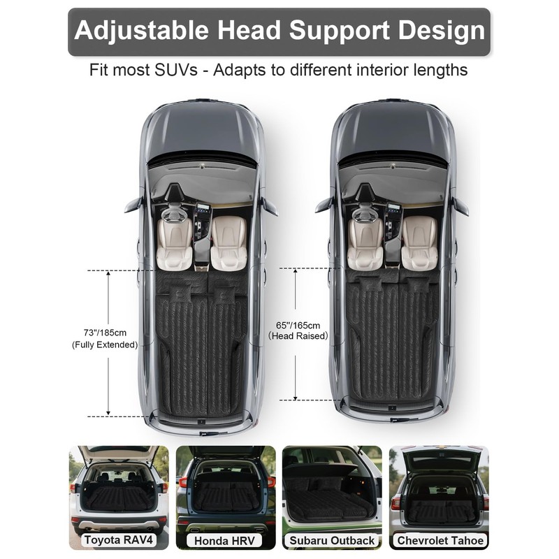 Umbrauto SUV Air Mattress for Trunk: Upgraded Car Camping Mattress