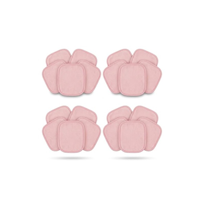 Paños Desmaquillantes Reutilizables, Almohadillas de Microfibra para Limpieza Facial Profunda,